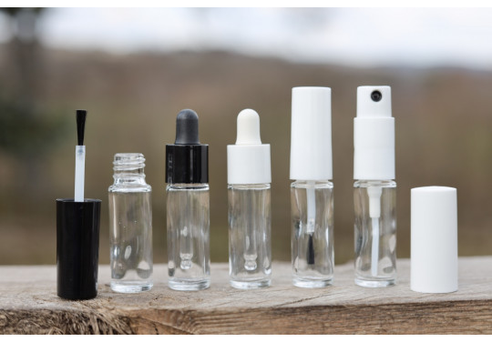 TALL CYLINDER 5 ml // aus Glas *LAGERWARE*.